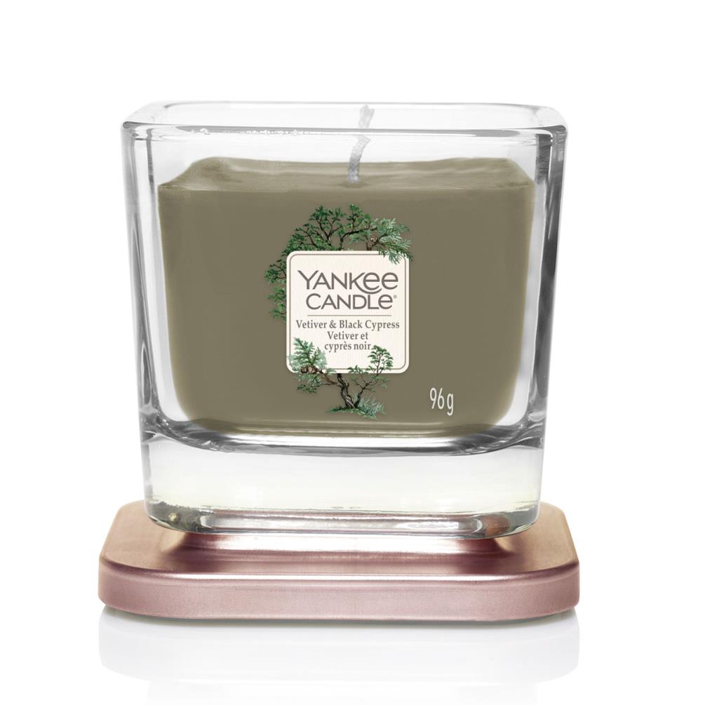 Yankee Candle Vetiver & Black Cypress Elevation Small Jar Candle Extra Image 1